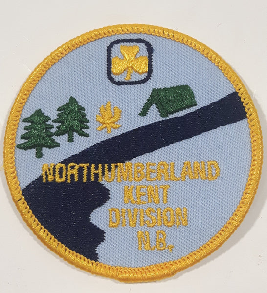 Girl Guides Northumberland Kent Division N.B. 3" Embroidered Fabric Patch Badge