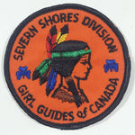 Girl Guides of Canada Severn Shores Division 3" Embroidered Fabric Patch Badge
