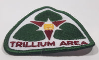 Girl Guides Trillium Area 3" x 3" Embroidered Fabric Patch Badge