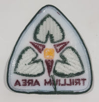 Girl Guides Trillium Area 3" x 3" Embroidered Fabric Patch Badge