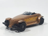 2001 Matchbox Plymouth Prowler Concept Gold Die Cast Toy Car Vehicle