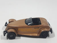2001 Matchbox Plymouth Prowler Concept Gold Die Cast Toy Car Vehicle