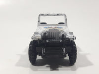 Vintage Faie Off Road Jeep CJ 7 White Die Cast Toy Car Vehicle