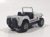 Vintage Faie Off Road Jeep CJ 7 White Die Cast Toy Car Vehicle