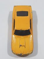 2007 Hot Wheels '69 Ford Mustang Yellow Die Cast Toy Muscle Car Vehicle