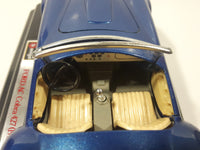 Burago 1965 Ford AC Cobra 427 Convertible Blue 1/24 Scale Die Cast Toy Car Vehicle with Opening Doors and Hood on Display Stand