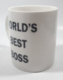 The Office Dunder Mifflin Paper Company Inc World's Best Boss 3 3/4" Tall Ceramic Coffee Mug Cup