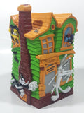 1997 Russell Stover Candies Warner Bros. Looney Tunes Haunted House 5 1/2" Tall Plastic Coin Bank