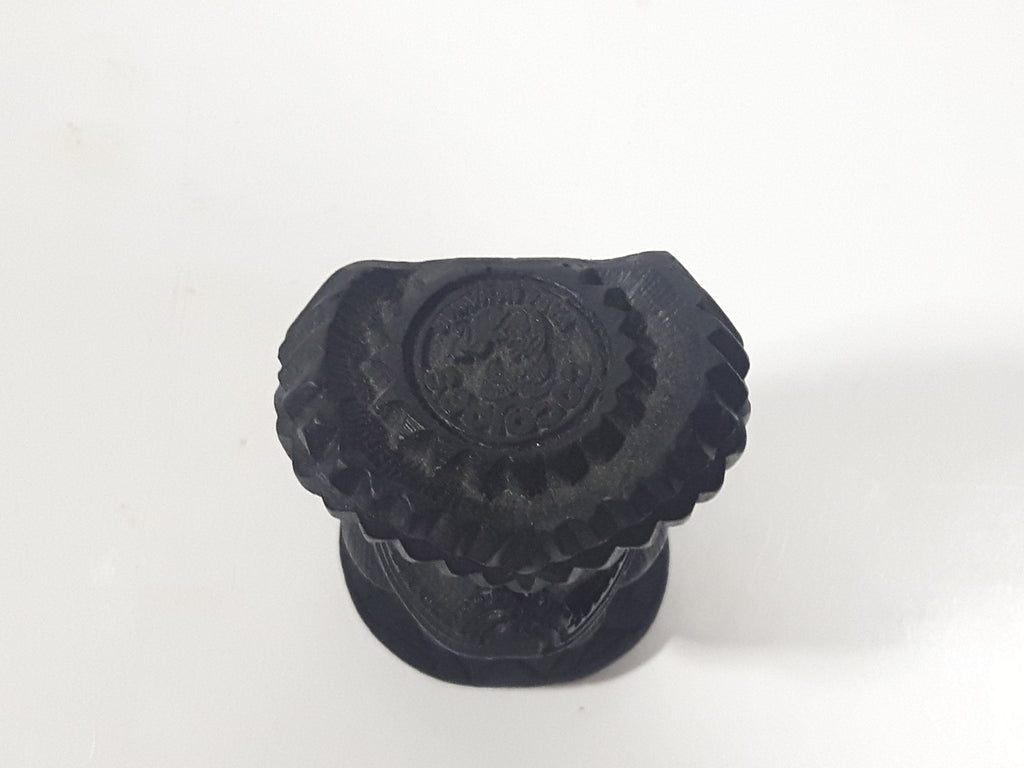 Vintage Coco Joe's Hawaii Tiki God 4" Tall Carved Black Lava Rock Figu