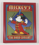 Disney Mickey's Greatest Moments 1935 The Band Concert 8" x 10" Red Framed Picture