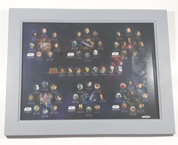 Toys 'R' Us Disney LucasFilm Star Wars Movies and Characters 14 1/4" x 18" Wood Framed Poster