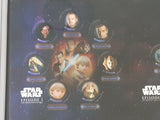 Toys 'R' Us Disney LucasFilm Star Wars Movies and Characters 14 1/4" x 18" Wood Framed Poster