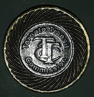 TTC Toronto Transit Commission Valid For One Fare Metal Coin Token