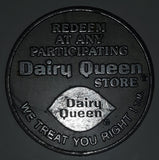 Vintage Dairy Queen Store Free Sundae or 40 Cents Off Plastic Token Coin