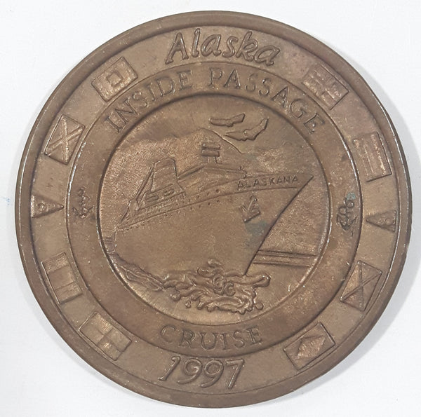 1997 Alaska Inside Passage Cruise "Alaskana" Metal Coin