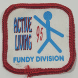 Girl Guides Active Living 95 Fundy Division 2" x 2" Embroidered Fabric Patch Badge