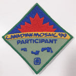 Girl Guides Canadian Mosaic '99 Participant 2 1/2" x 2 1/2" Embroidered Fabric Patch Badge