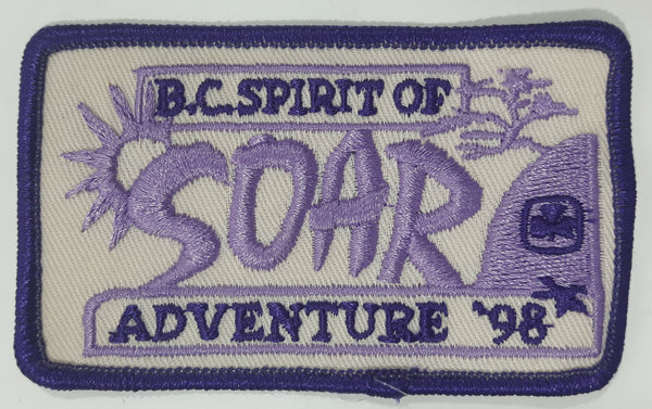 Girl Guides B.C. Spirit Of Adventure '98 Soar 2" x 3 1/2" Embroidered Fabric Patch Badge