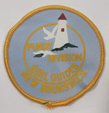 Girl Guides Fundy Division New Brunswick 3" Embroidered Fabric Patch Badge