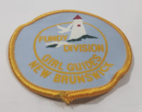 Girl Guides Fundy Division New Brunswick 3" Embroidered Fabric Patch Badge
