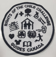 Girl Guides Canada Rights Of The Child Challenge 4 1/8" Embroidered Fabric Patch Badge