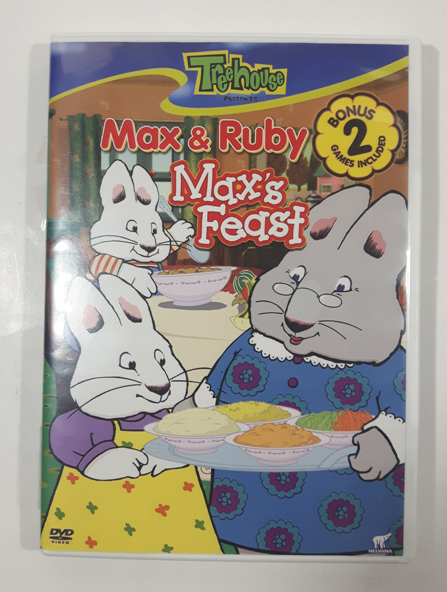 2003 Treehouse Nelvana Max & Ruby Max's Feast DVD Movie Film Disc - US ...