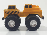 1998 Soma Mighty Wheels Construction Crane Yellow Die Cast Toy Car Vehicle