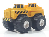 1998 Soma Mighty Wheels Construction Crane Yellow Die Cast Toy Car Vehicle