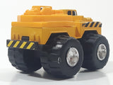 1998 Soma Mighty Wheels Construction Crane Yellow Die Cast Toy Car Vehicle