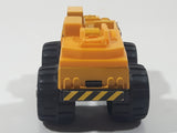 1998 Soma Mighty Wheels Construction Crane Yellow Die Cast Toy Car Vehicle