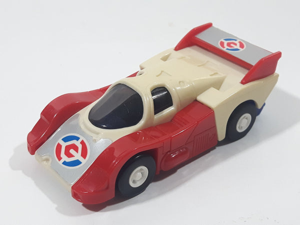 Vintage 1985 Tomy Japan Gobot Commandrons Red Blue White Transformer Car Toy Vehicle - McDonald's Happy Meals