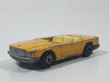 Vintage 1973 Lesney Matchbox Super Fast Mercedes 350 SL Convertible Orange Die Cast Toy Car Vehicle