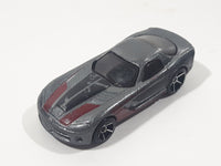 2009 Hot Wheels Dream Garage 2005 Dodge Viper Coupe Metallic Dark Gray Die Cast Toy Car Vehicle