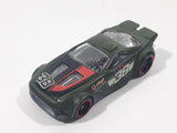 2012 Hot Wheels Track Stars Scorcher Dark Olive Green Die Cast Toy Car Vehicle