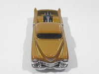 2009 Hot Wheels Custom '53 Cadillac Gold Die Cast Toy Car Vehicle