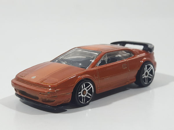 2013 Hot Wheels World Race Lotus Esprit Metallic Brown Orange Die Cast Toy Car Vehicle