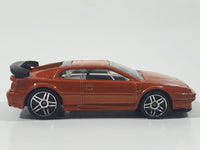 2013 Hot Wheels World Race Lotus Esprit Metallic Brown Orange Die Cast Toy Car Vehicle