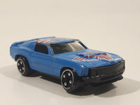 Vintage Summer Marz Karz Motor Force S8502 Ford Mustang Blue Die Cast Toy Car Vehicle