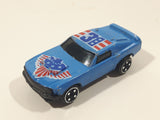 Vintage Summer Marz Karz Motor Force S8502 Ford Mustang Blue Die Cast Toy Car Vehicle