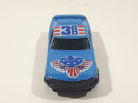 Vintage Summer Marz Karz Motor Force S8502 Ford Mustang Blue Die Cast Toy Car Vehicle