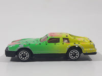 Unknown Brand Jaguar XJS Green Yellow Pink Die Cast Toy Car Vehicle