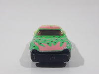 Unknown Brand Jaguar XJS Green Yellow Pink Die Cast Toy Car Vehicle