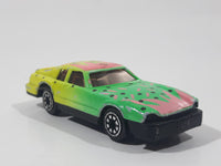 Unknown Brand Jaguar XJS Green Yellow Pink Die Cast Toy Car Vehicle