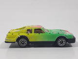 Unknown Brand Jaguar XJS Green Yellow Pink Die Cast Toy Car Vehicle