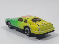 Unknown Brand Jaguar XJS Green Yellow Pink Die Cast Toy Car Vehicle