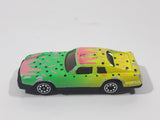 Unknown Brand Jaguar XJS Green Yellow Pink Die Cast Toy Car Vehicle