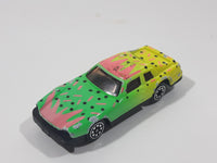 Unknown Brand Jaguar XJS Green Yellow Pink Die Cast Toy Car Vehicle