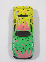 Unknown Brand Jaguar XJS Green Yellow Pink Die Cast Toy Car Vehicle