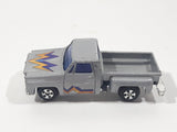 Vintage Speed Wheels Chevy Stepside Truck Silver Die Cast Toy Car Vehicle Made in China