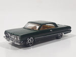 2011 Hot Wheels '63 Chevy Impala Dark Green Die Cast Toy Car Vehicle